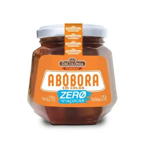 DOCE DE ABOBORA ZERO 270G - DA COLONIA