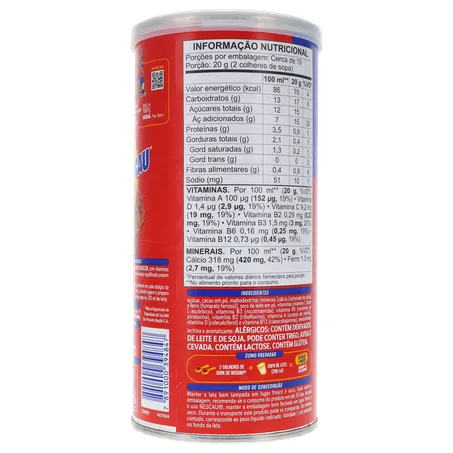 Achocolatado em Pó Nescau Lata 370gr 360-21