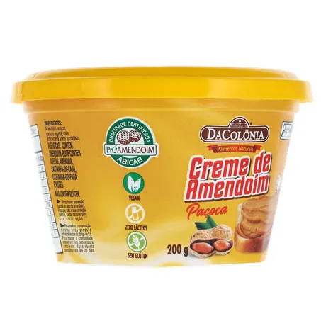 Creme de Amendoim DaColônia Paçoca 200g 360-30