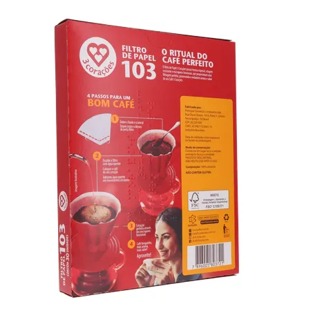 FILTRO PAPEL 3 CORAÇÕES 103 30UN 360-15
