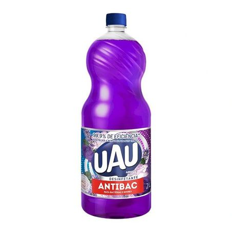 Desinfetante uau 2l antibac lavanda e rosas