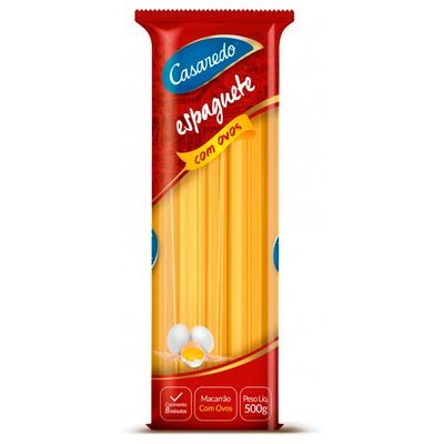 Massa c/ovos espaguete casaredo 500g