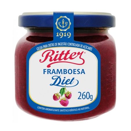 GELEIA RITTER DIET FRAMBOES 260G