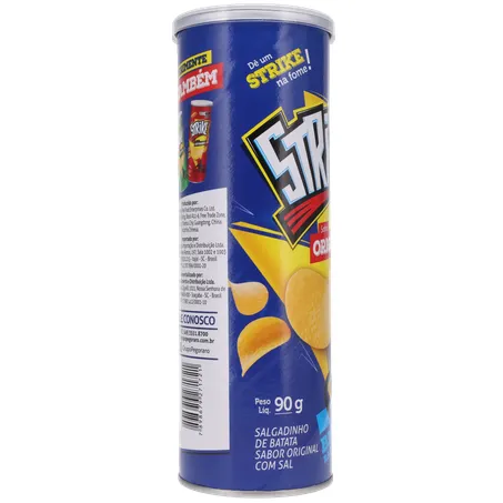 SALGADINHO BATATA STRIKE ORIGINAL POTE 90G 360-30