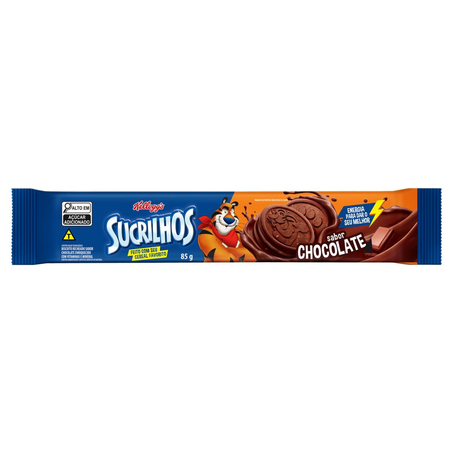 Biscoito Recheado Sucrilhos Kelloggs 85g - Chocolate