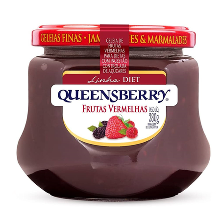 GELÉIA QUEENSBERRY DIET FRUTAS VERMELHAS 280G