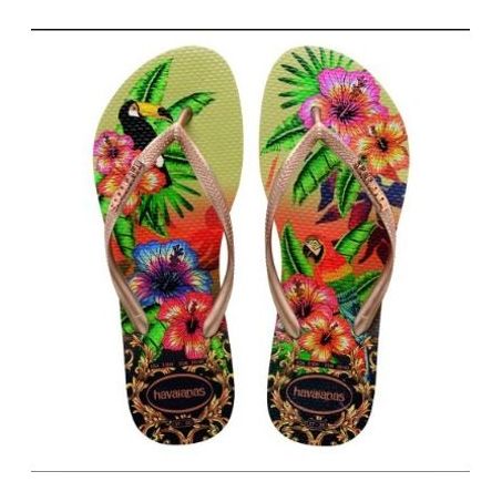 SAND HAVAIANAS SLIM TROPICAL VERD CAMO 33/34