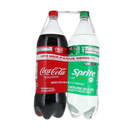 Kit Refrigerante Coca Cola 2l + Sprite 2l 
  360-2