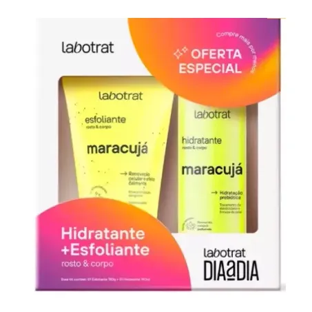 Kit labotrat dia a dia maracuja com 2 unidades hidratante+ esfoliante