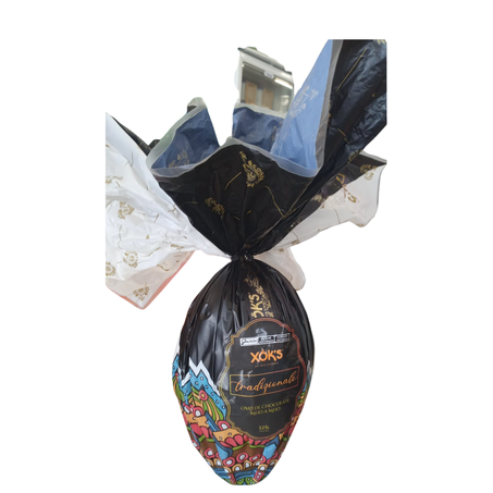 OVO CHOCOLATE XOKS TRADICIONAL MEIO A MEIO/ AO LEITE 195G