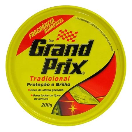 Cera para carro grand prix tradicional 200g