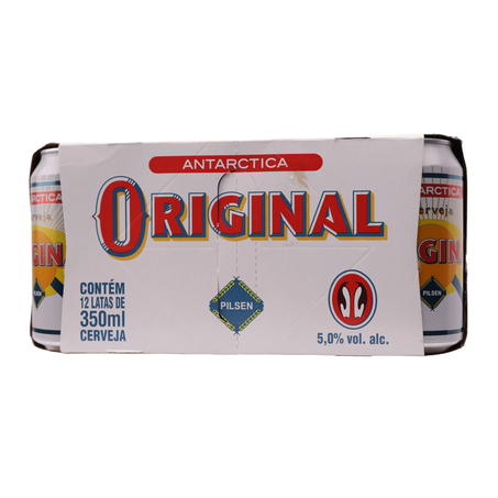 Cerveja antarctica original pilsen 350ml caixa com 12un 360-31