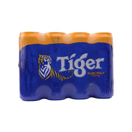 Cerveja Tiger Puro Malte Crystal Lata 350ml - Pacote com 12un - 4.2lt 360-29