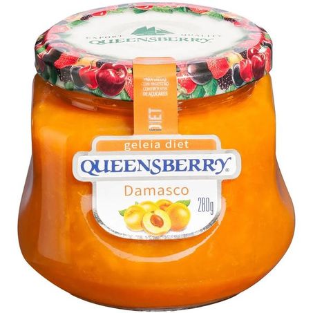 Geleia queensberry diet sabor damasco 280g