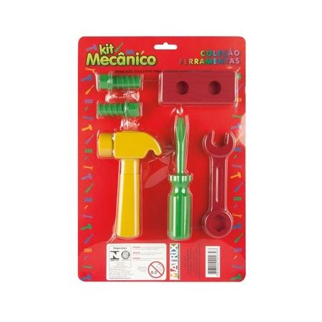 BRINQ KIT FERRAMENTAS C/6PCS