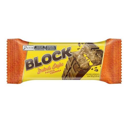 CHOCOLATE ARCOR BLOCK PAÇ CREMOS 165G