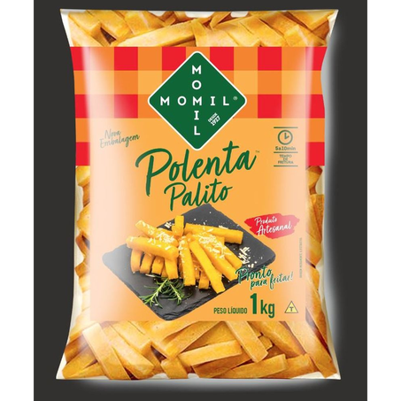 Polenta Momil Palito Congelada Pacote com 1Kg
