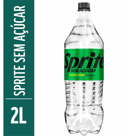 REFRIGERANTE SPRITE ZERO SEM AÇÚCAR 2L