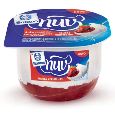 Iogurte Batavo Nuv Quark Frutas Vermelhas 100g