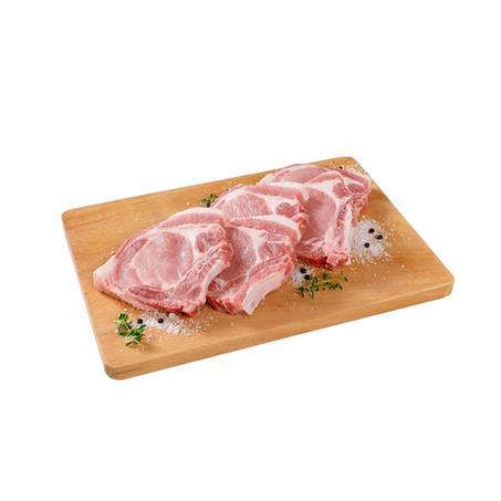 BISTECA SUINA C/OSSO KG CONGELADO (ACOUGUE)