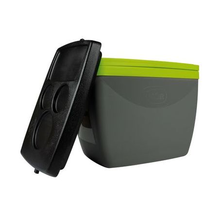 Caixa termica mor 18l cinza com verde