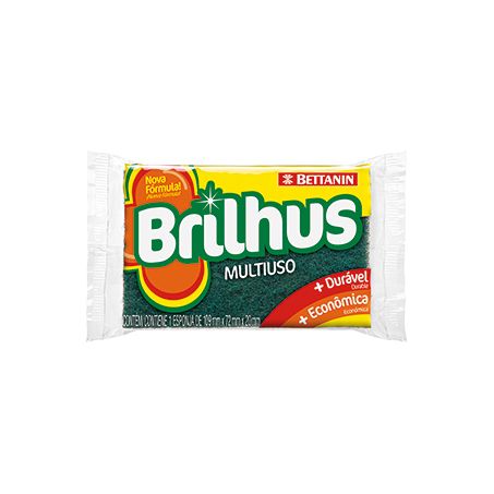 Esponja Multiuso Brilhus Abrasiva 
 