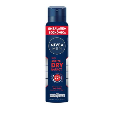 Desodorante Aerossol Nivea Men Dry Impact 200Ml