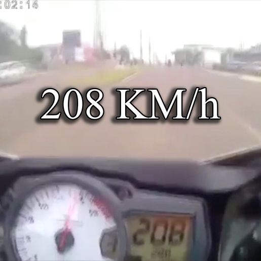 VÍDEO: Motociclista trafega a 208 km/h na Willy Barth em SMOeste