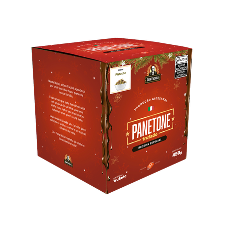 Panetone Gotas 450g Trufado Pistache