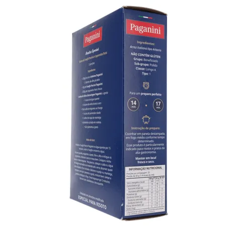 Arroz Arbório Paganini Caixa 1Kg 360-24
