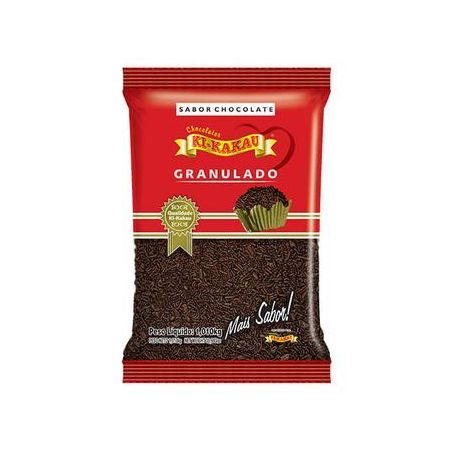 Chocolate granulado kakauzinho preto 1kg