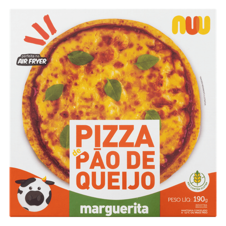 Pizza Pão Queijo Nuu Marguerita 190g