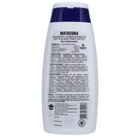 SHAMPOO+CONDICIONADOR ANTIPULGAS MATACURA 200ML 360-2