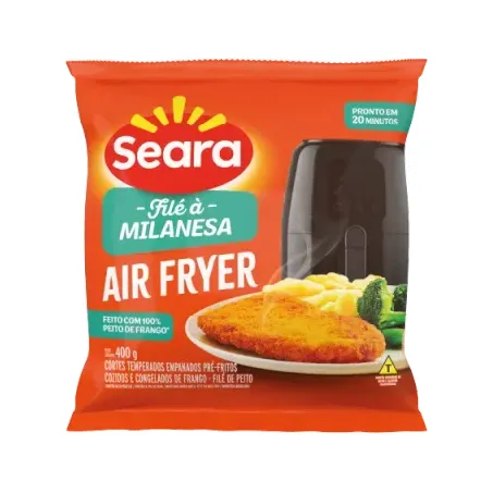 Refeicao Seara 400g File Frango a Milanesa