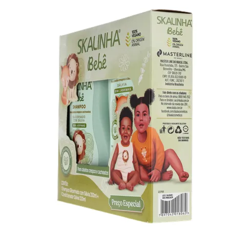 Kit shampoo + cond skalinha salvia 200ml 360-6