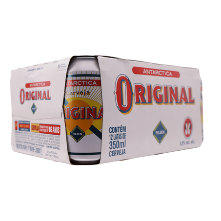 Cerveja antarctica original pilsen 350ml caixa com 12un 360-53