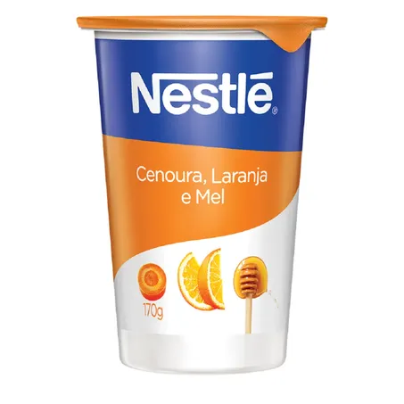 Iogurte nestlé cenoura, laranja e mel 170g