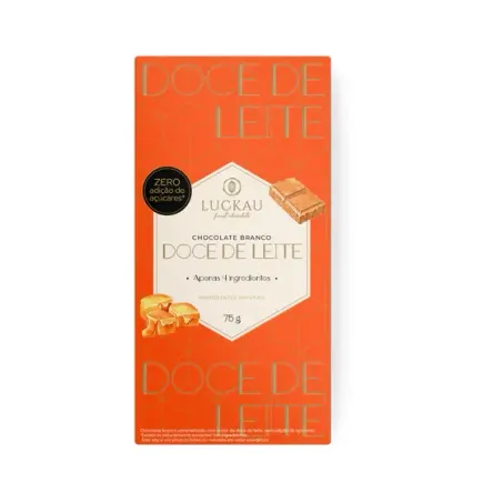 Barra Chocolate Branco Doce Leite 75g