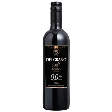 Vinho Del Grano 750ml Sem Alcool Bordo Suave Tinto