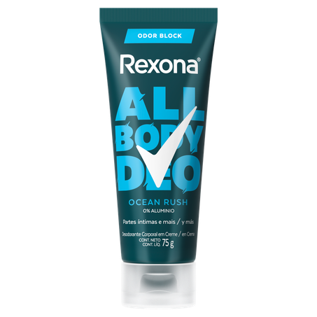 Desodorante em Creme Rexona All Body Deo Ocean Rush 75G