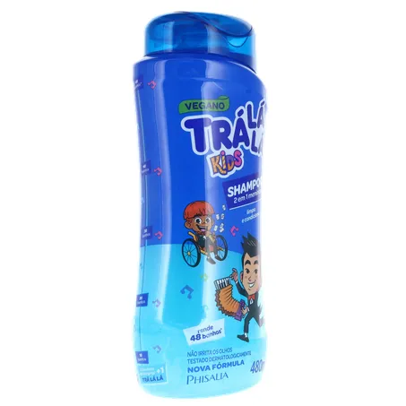 Shampoo Tralala Kids 2 Em 1 Frasco 480ml | Super Koch