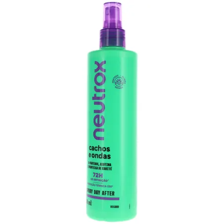 Modelador de Cabelo Neutrox Cachos e Ondas Day After Frasco Spray 300ml 360-3