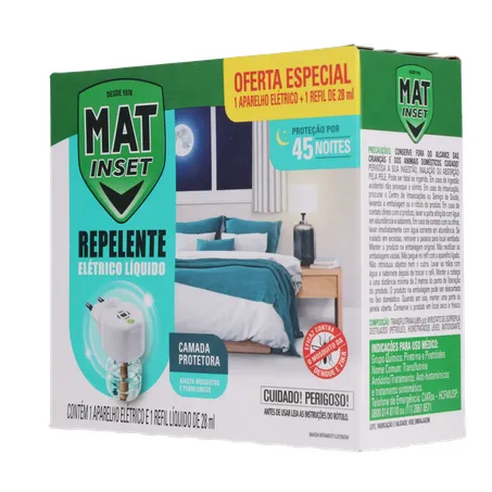 Aparelho eletrico mat inset liquido 360-4
