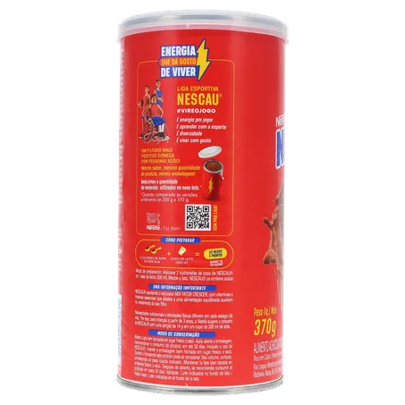 Achocolatado Em Pó Nescau Lata 370G 360-25