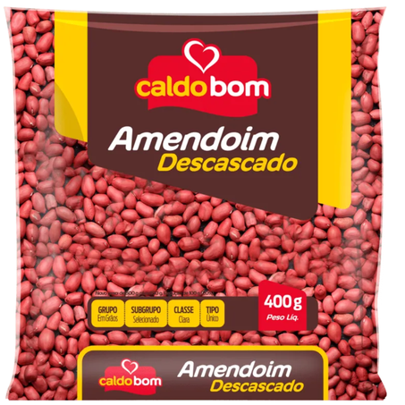 Amendoim caldo bom 400g