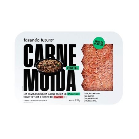 Carne moida fazenda futuro 270g