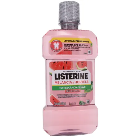 Antisséptico Bucal Listerine melancia e hortelã 500ml 360-35