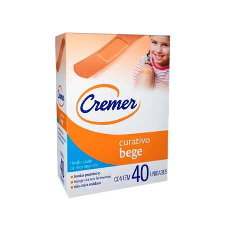Curativo cremer care bege c/40