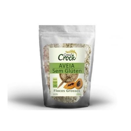 Aveia grossa sem glúten leve crock 200g
