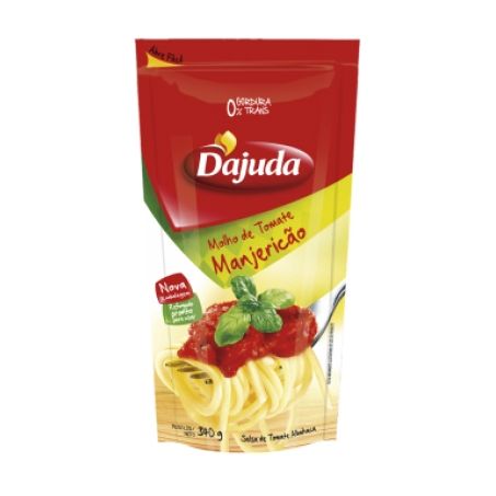 Molho tomate dajuda 300gr pedacos sache